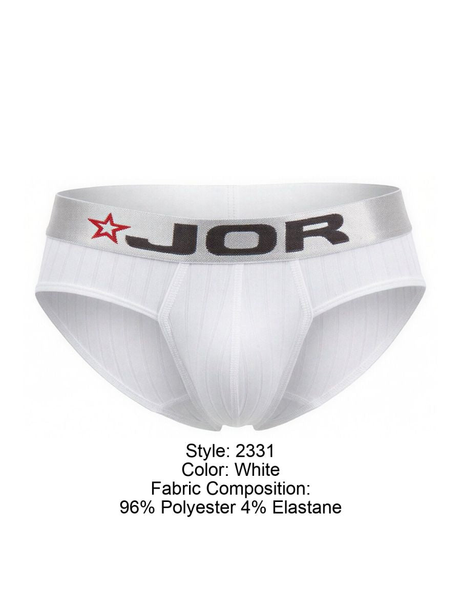 JOR Men's Underwear 2331 Cronos Briefs Color White