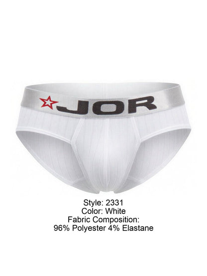 JOR Men's Underwear 2331 Cronos Briefs Color White