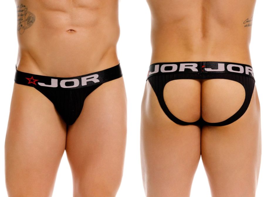 JOR Men's Underwear 2332 Cronos Jockstrap Color Black