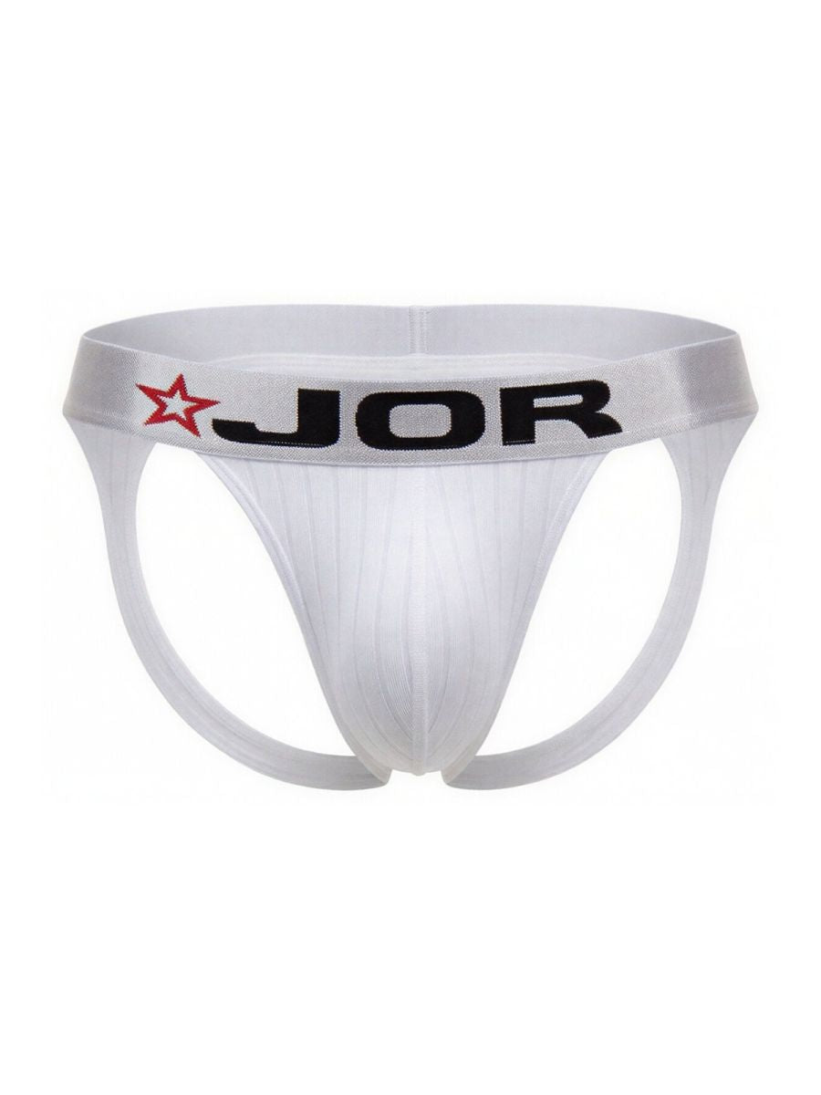 JOR Men's Underwear 2332 Cronos Jockstrap Color White