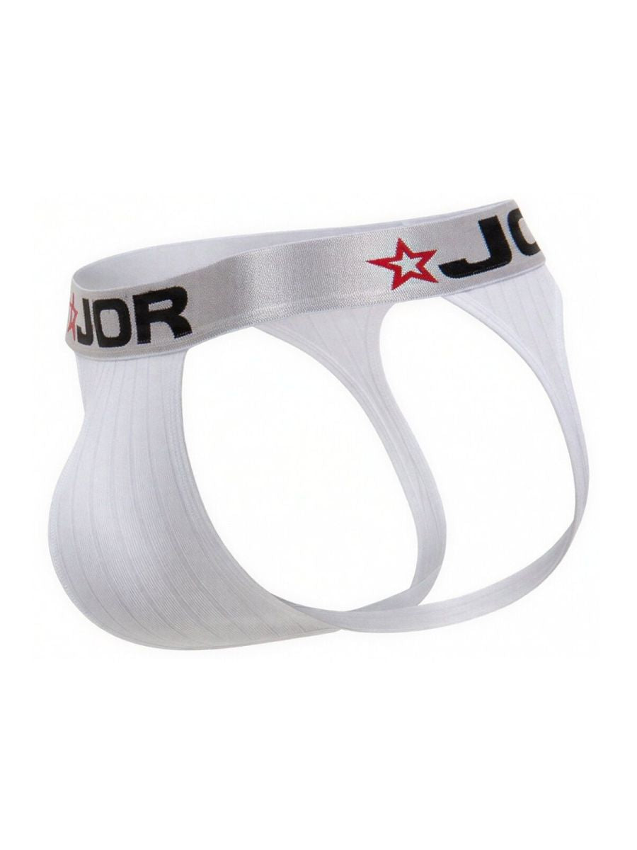 JOR Men's Underwear 2332 Cronos Jockstrap Color White