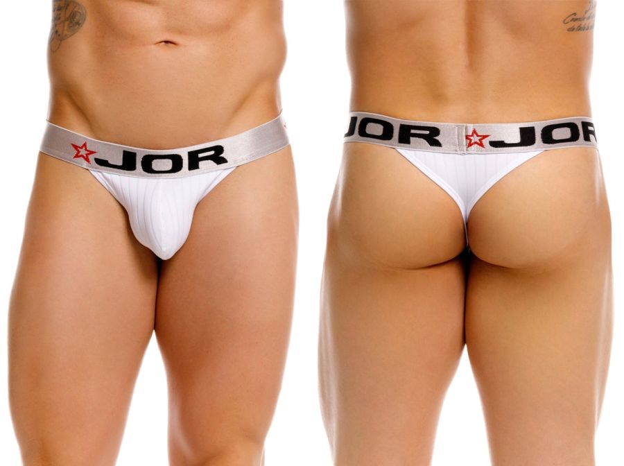 JOR Men's Underwear 2333 Cronos Thongs Color White