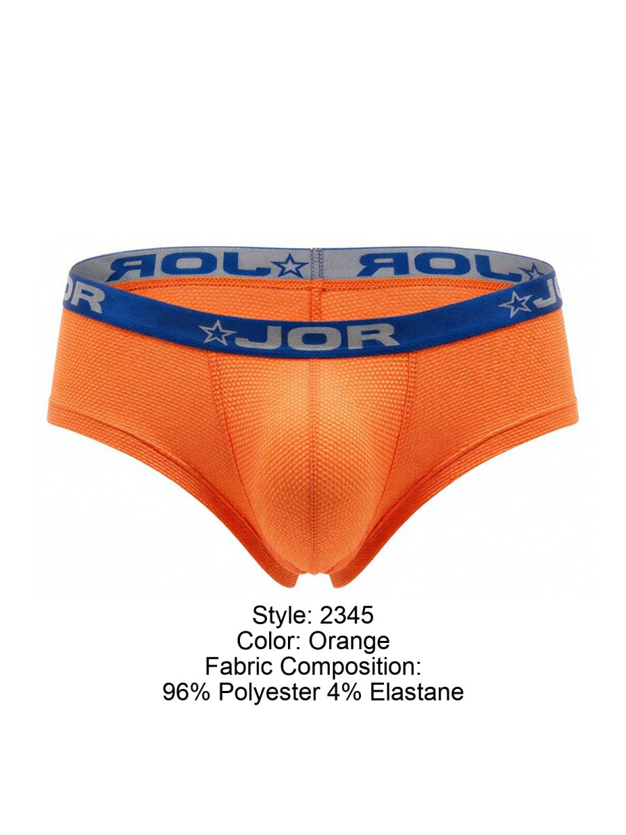 JOR Men's Underwear 2345 Cannes Trunks Color Orange