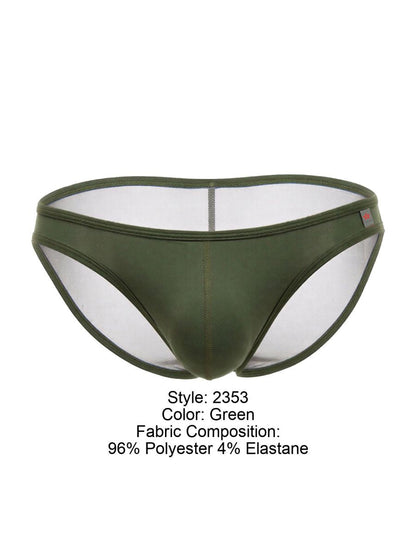 JOR Men's Underwear 2353 Origin Bikini Color Green
