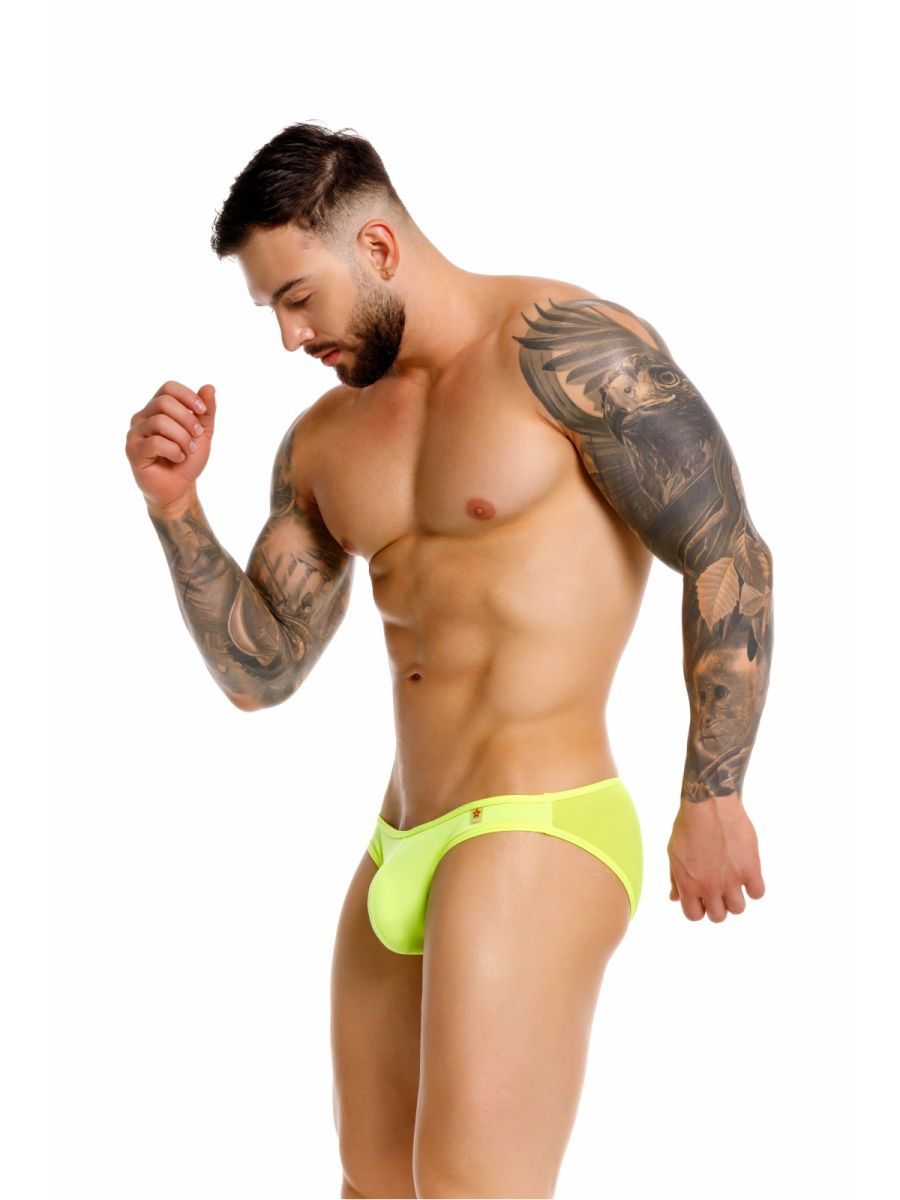 JOR Men's Underwear 2353 Origin Bikini Color Neon Green