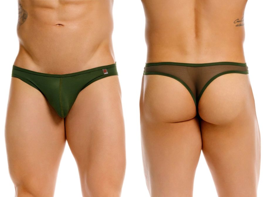 JOR Men's Underwear 2354 Origin Thongs Color Green