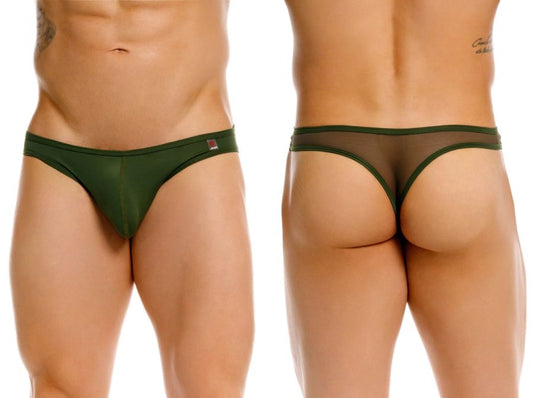 JOR Men's Underwear 2354 Origin Thongs Color Green