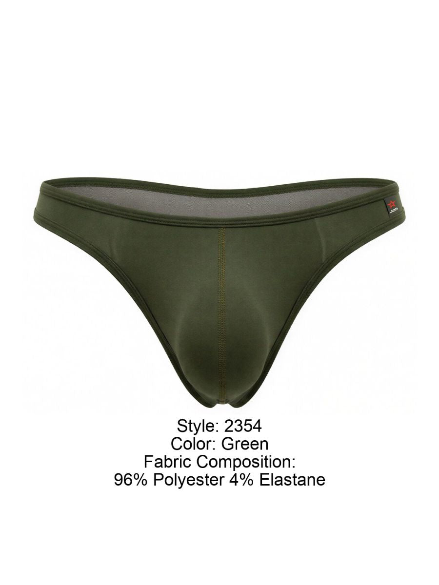 JOR Men's Underwear 2354 Origin Thongs Color Green