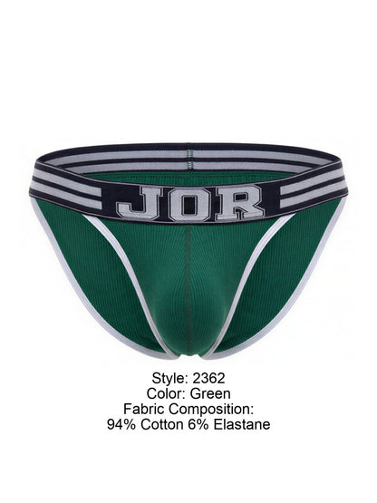 JOR Men's Underwear 2362 Rush Bikini Color Green