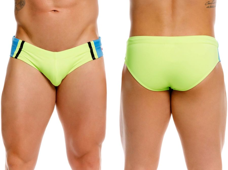 JOR Men's active and swimwear 2384 Wind Swim Briefs Color Green