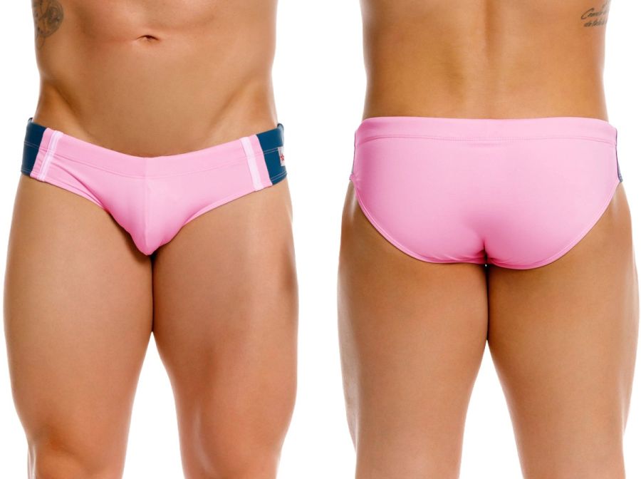 JOR Men's active and swimwear 2384 Wind Swim Briefs Color Pink