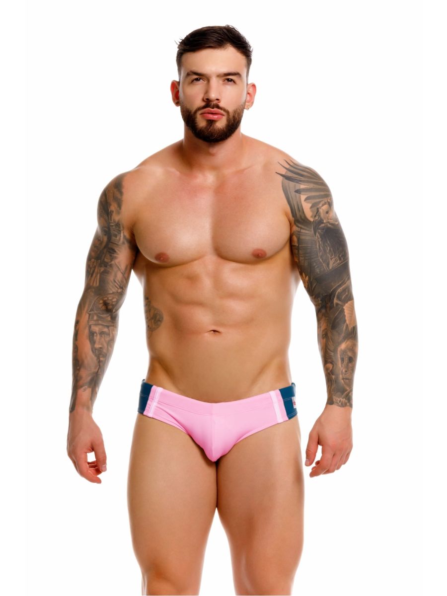 JOR Men's active and swimwear 2384 Wind Swim Briefs Color Pink