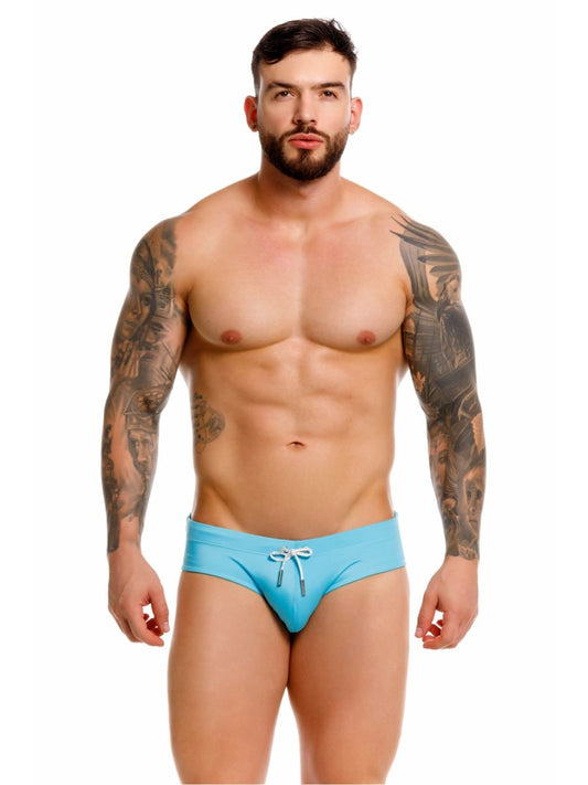 JOR Men's active and swimwear 2387 Travel Swim Briefs Color Turquoise