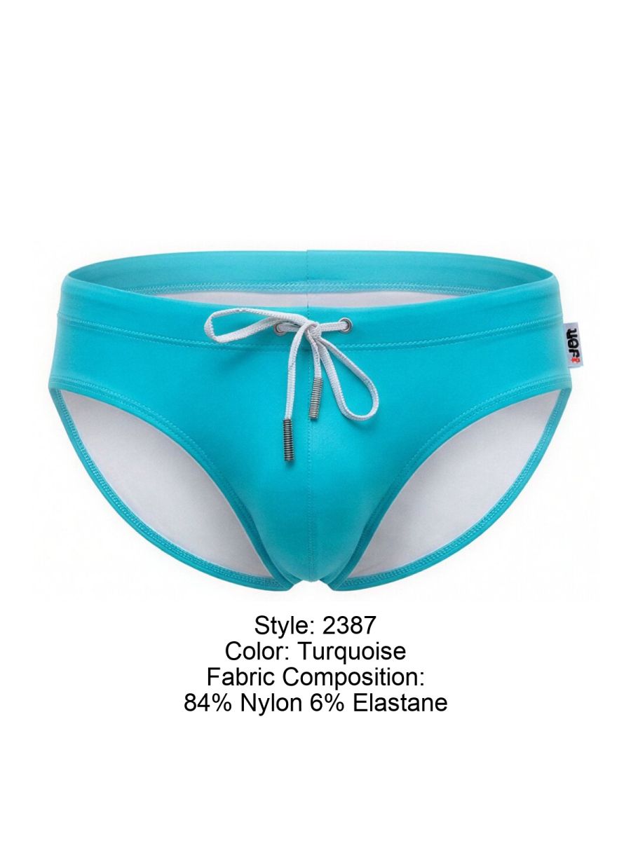 JOR Men's active and swimwear 2387 Travel Swim Briefs Color Turquoise