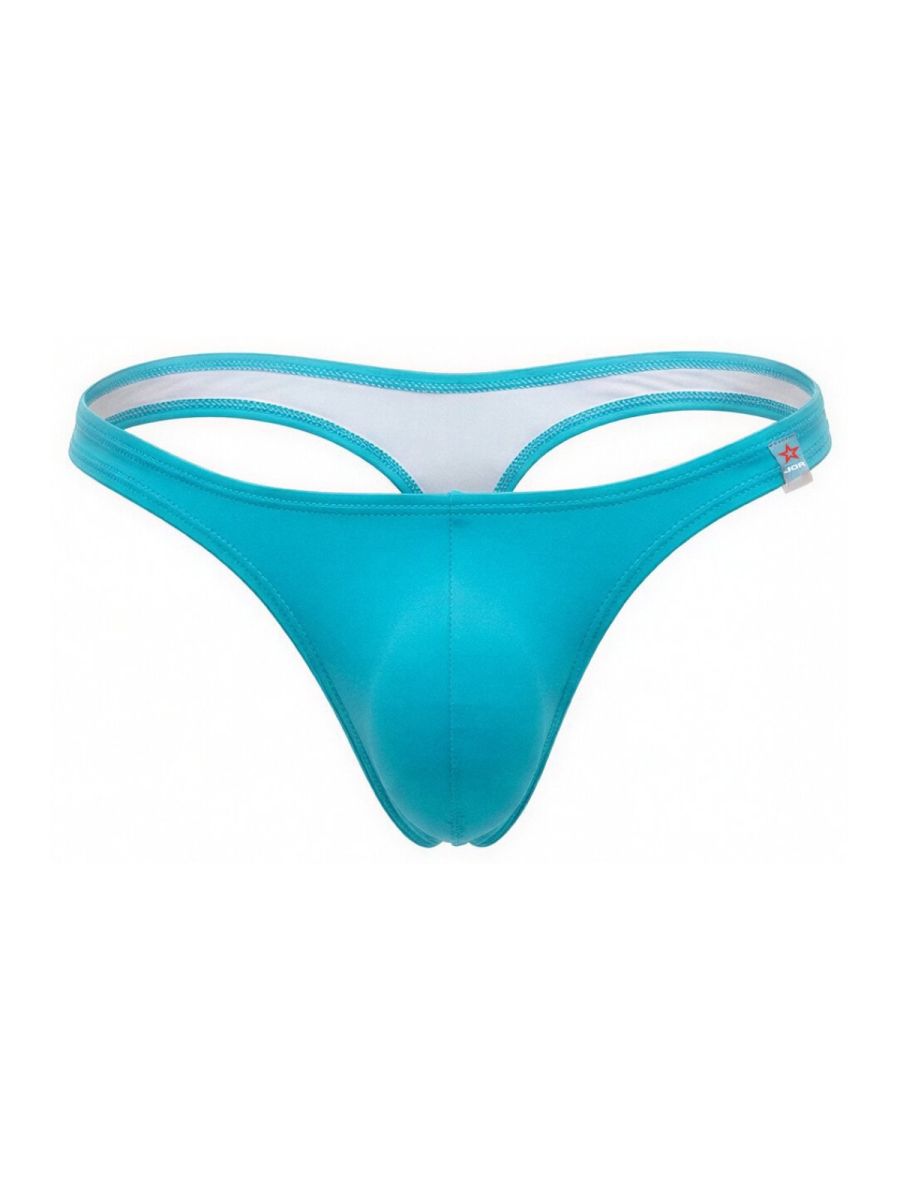 JOR Men's Underwear 2389 Travel Swim Thongs Color Turquoise