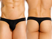 Invisible Sleek Black Thong - view 1