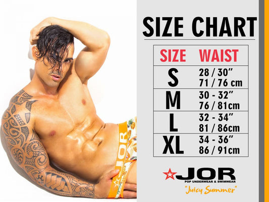 JOR Men's Underwear 2244 Astra Briefs Color Yellow