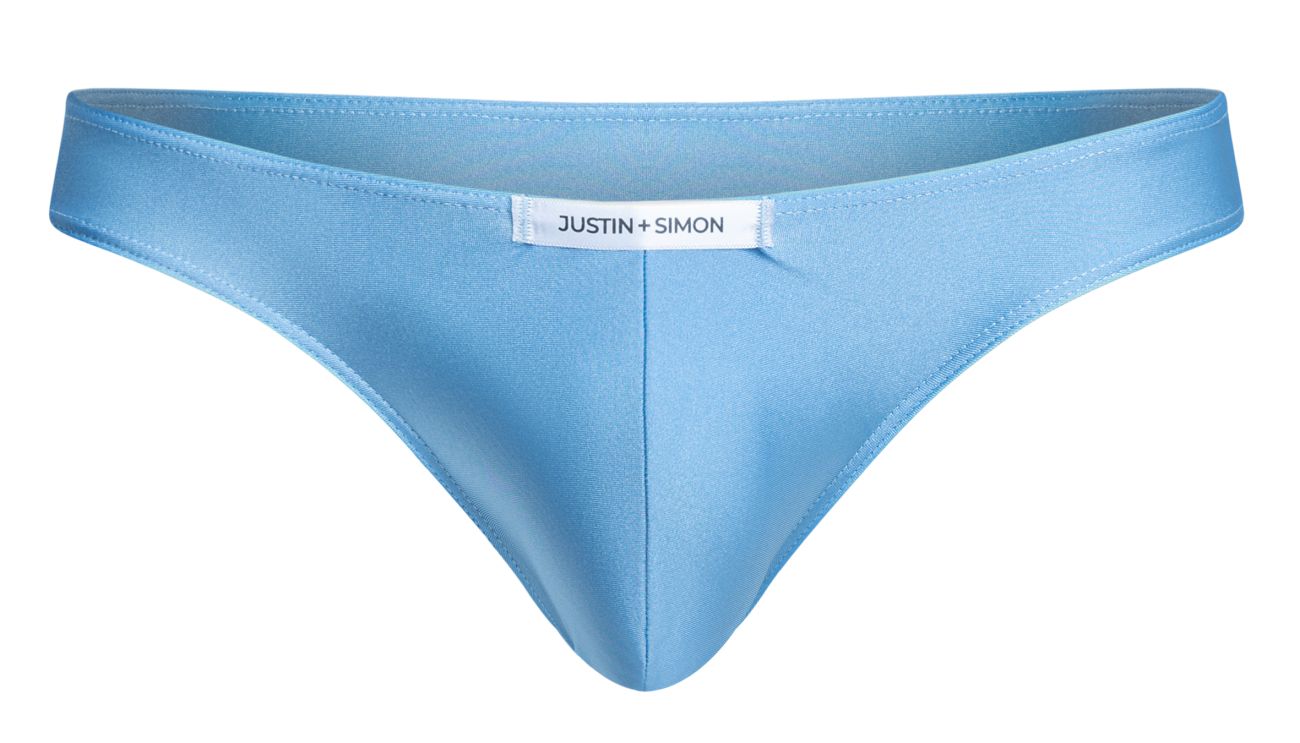 JUSTIN+SIMON Men's Underwear XSJ01 Classic Bikini Color Baby Blue