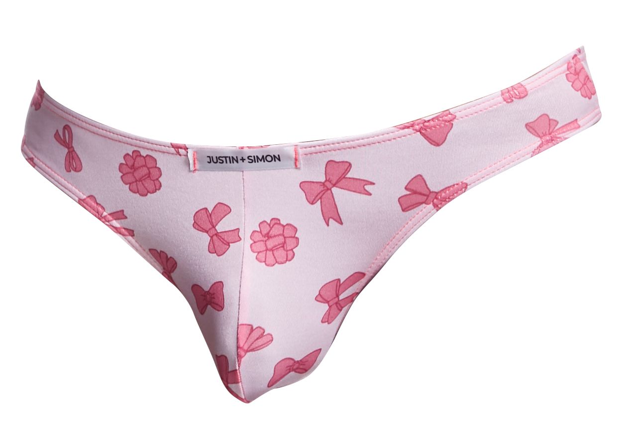 JUSTIN+SIMON Men's Underwear XSJ01 Classic Bikini Color Coquette
