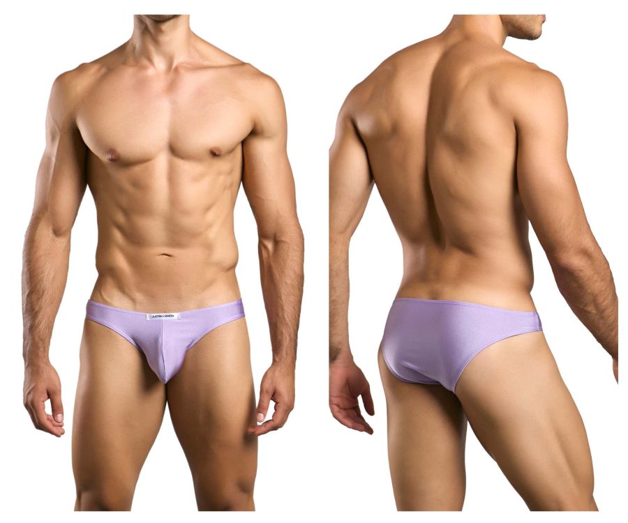 JUSTIN+SIMON Men's Underwear XSJ01 Classic Bikini Color Lilac