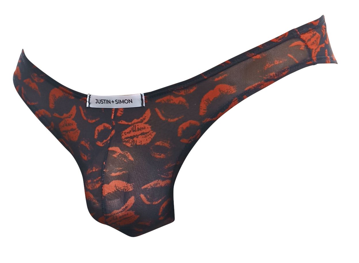 JUSTIN+SIMON Men's Underwear XSJ01 Classic Bikini Color Lips