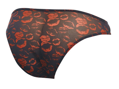 JUSTIN+SIMON Men's Underwear XSJ01 Classic Bikini Color Lips