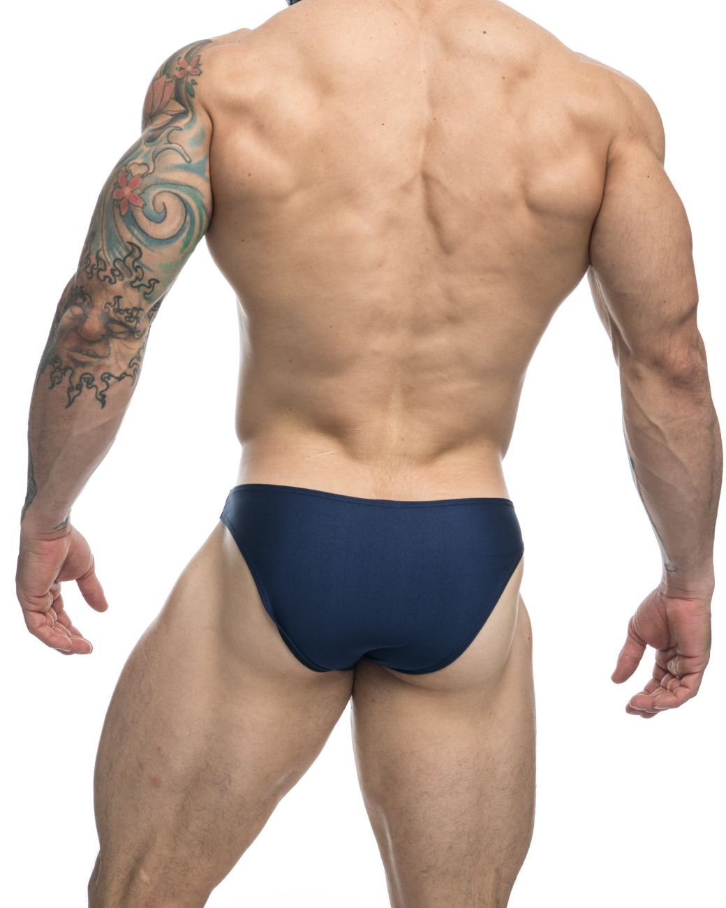 JUSTIN+SIMON Men's Underwear XSJ01 Classic Bikini Color Navy
