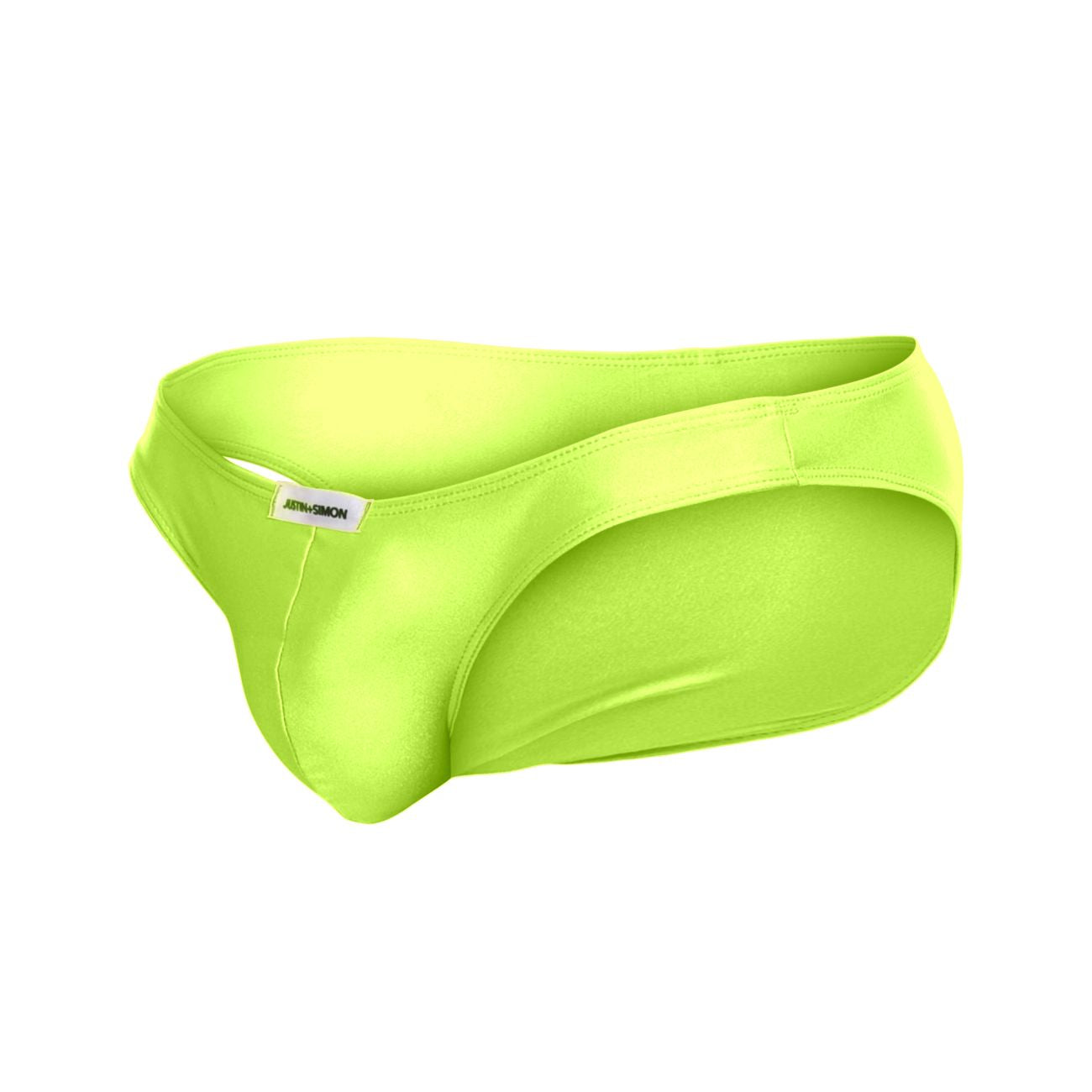 JUSTIN+SIMON Men's Underwear XSJ01 Classic Bikini Color Neon Green