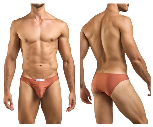 JUSTIN+SIMON Men's Underwear XSJ01 Classic Bikini Color Ochre