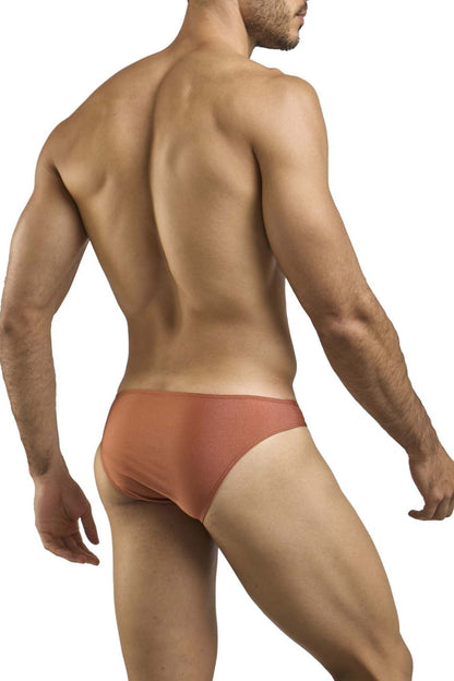 JUSTIN+SIMON Men's Underwear XSJ01 Classic Bikini Color Ochre