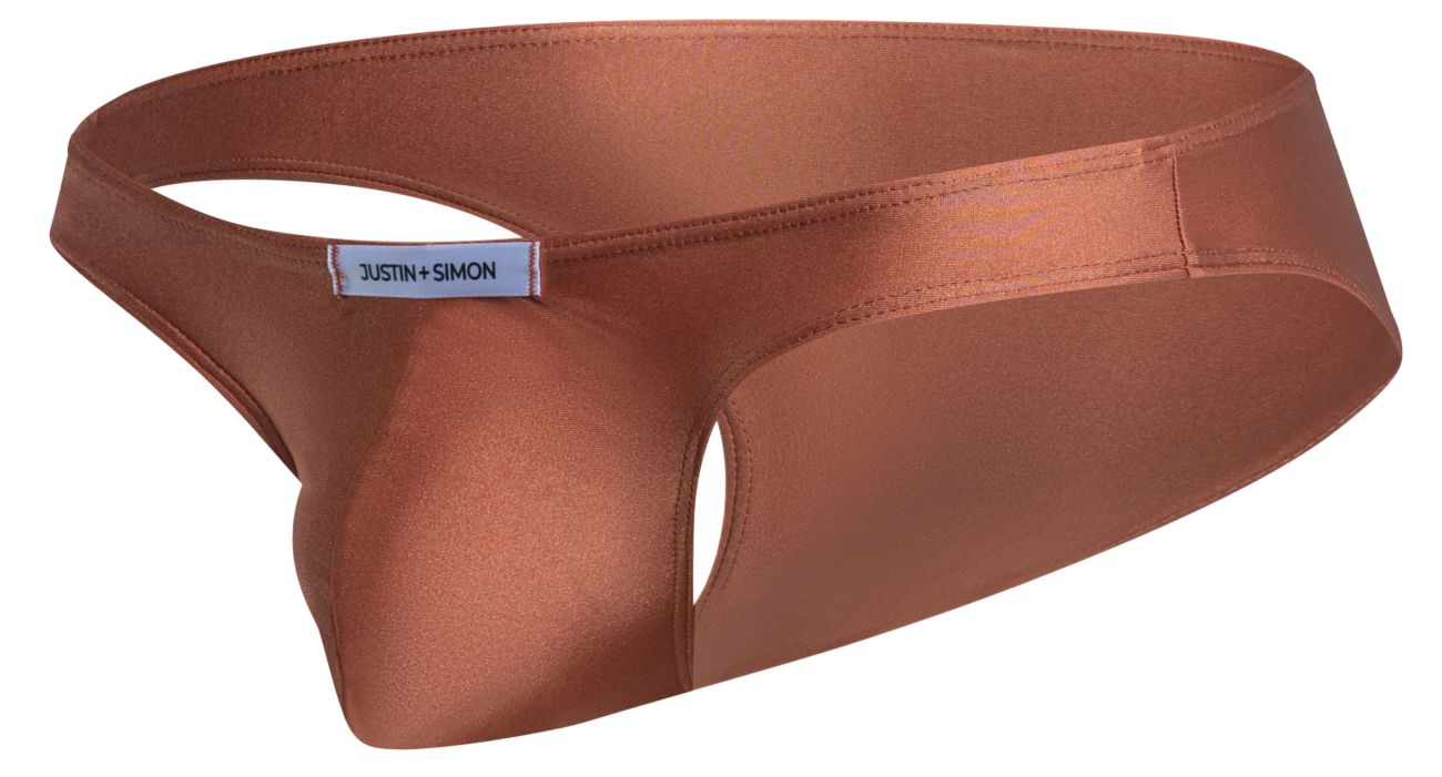 JUSTIN+SIMON Men's Underwear XSJ01 Classic Bikini Color Ochre
