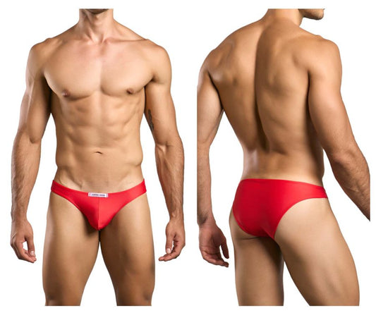 JUSTIN+SIMON Men's Underwear XSJ01 Classic Bikini Color Red