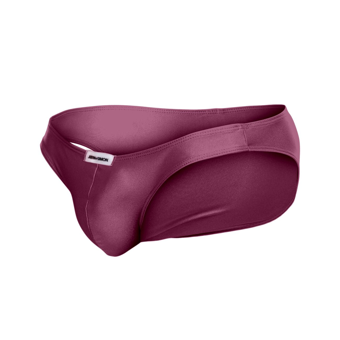 JUSTIN+SIMON Men's Underwear XSJ01 Classic Bikini Color Wine