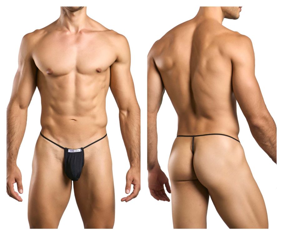 JUSTIN+SIMON Men's Underwear XSJ02 Classic G-String Bulge Color Black