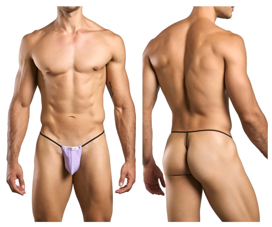 JUSTIN+SIMON Men's Underwear XSJ02 Classic G-String Color Lilac