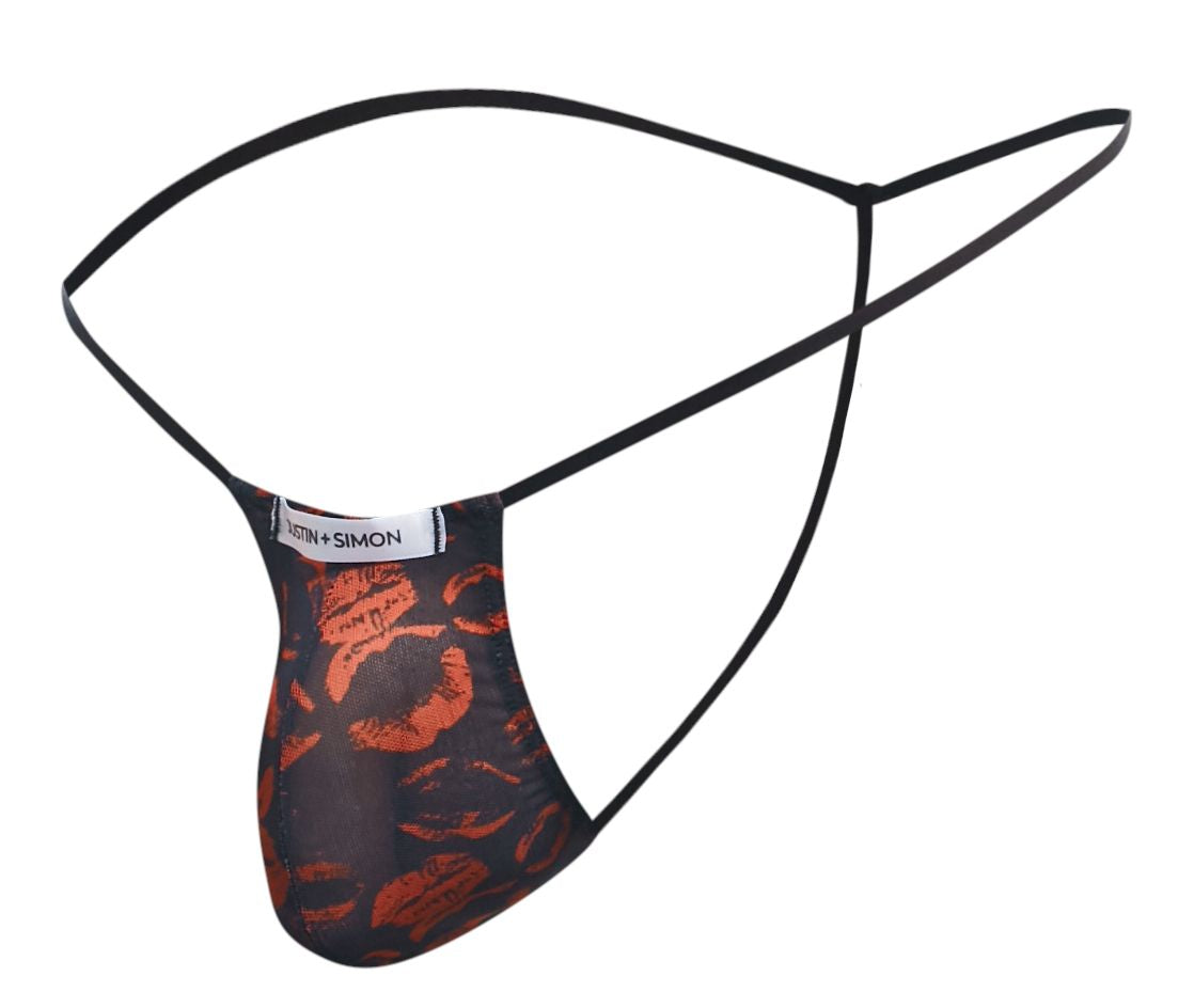 JUSTIN+SIMON Men's Underwear XSJ02 Classic G-String Color Lips