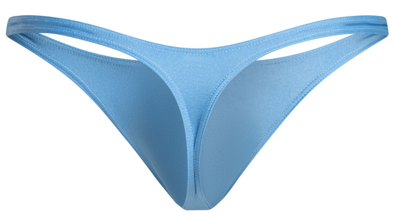 JUSTIN+SIMON Men's Underwear XSJ03 Classic Thongs Color Baby Blue