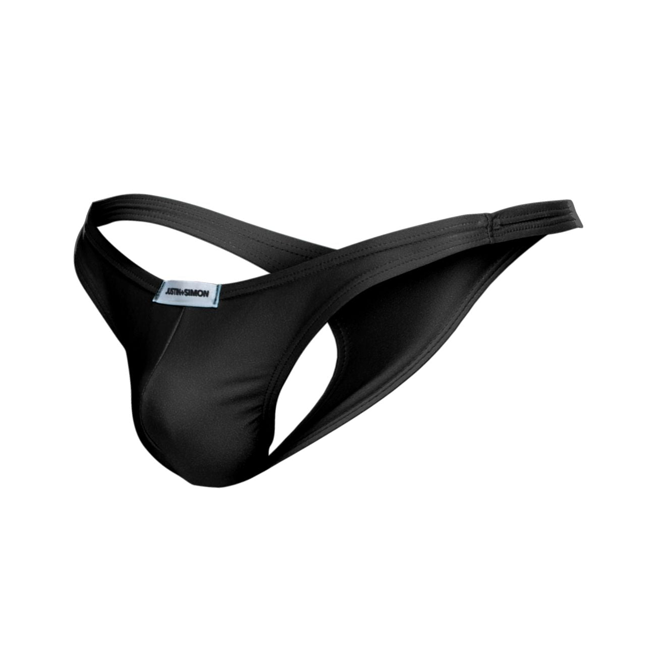 JUSTIN+SIMON Men's Underwear XSJ03 Classic Thongs Color Black