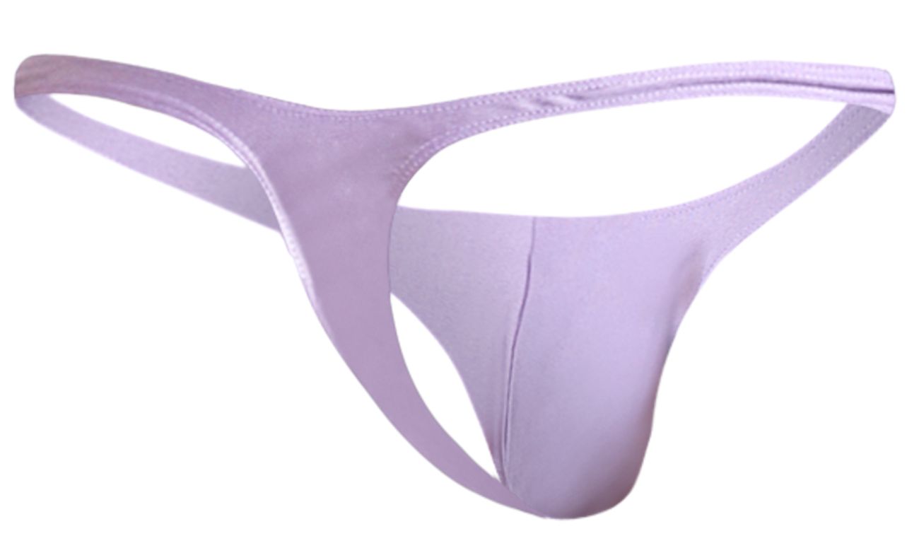 JUSTIN+SIMON Men's Underwear XSJ03 Classic Thongs Color Lilac