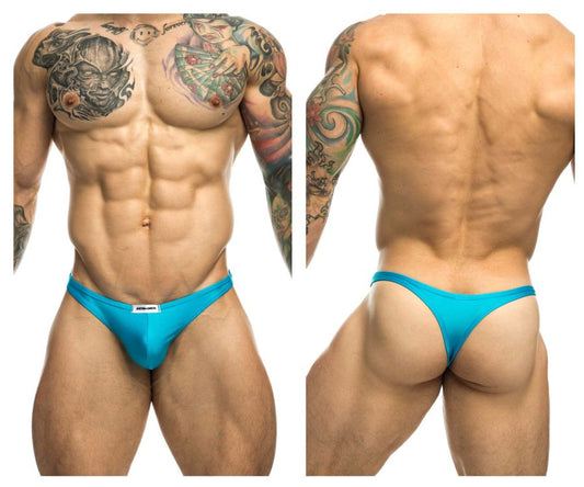 JUSTIN+SIMON Men's Underwear XSJ03 Classic Thongs Color Turquoise