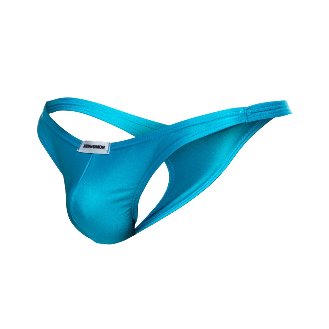 JUSTIN+SIMON Men's Underwear XSJ03 Classic Thongs Color Turquoise