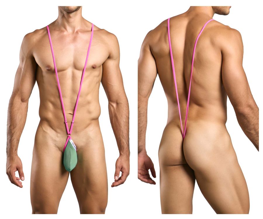 JUSTIN+SIMON Men's Underwear XSJ04 Sling Color New Green