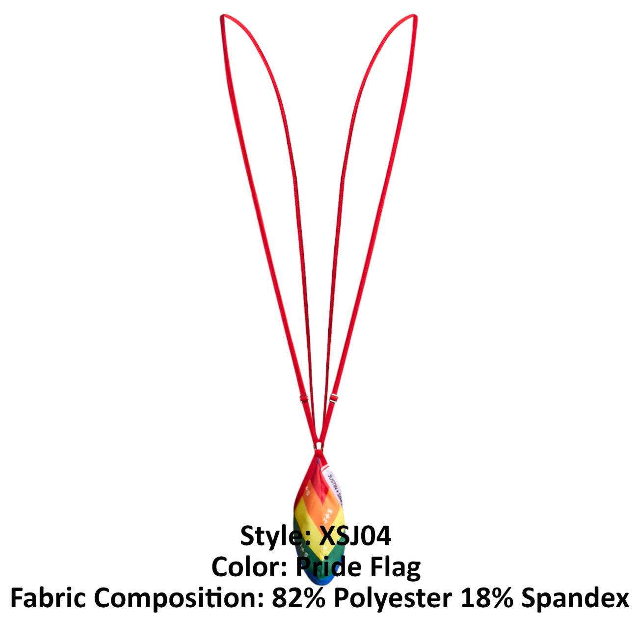 JUSTIN+SIMON Men's Underwear XSJ04 Sling Color Pride Flag