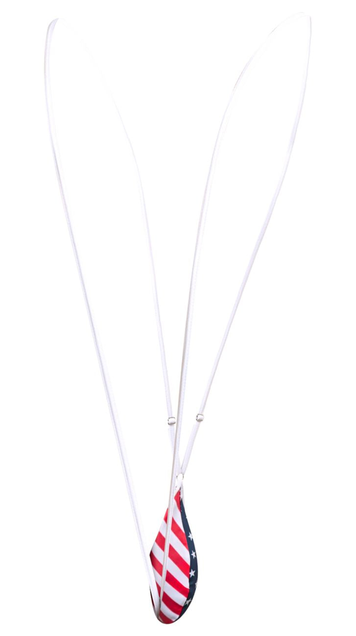 JUSTIN+SIMON Men's Underwear XSJ04 Sling Color USA Flag