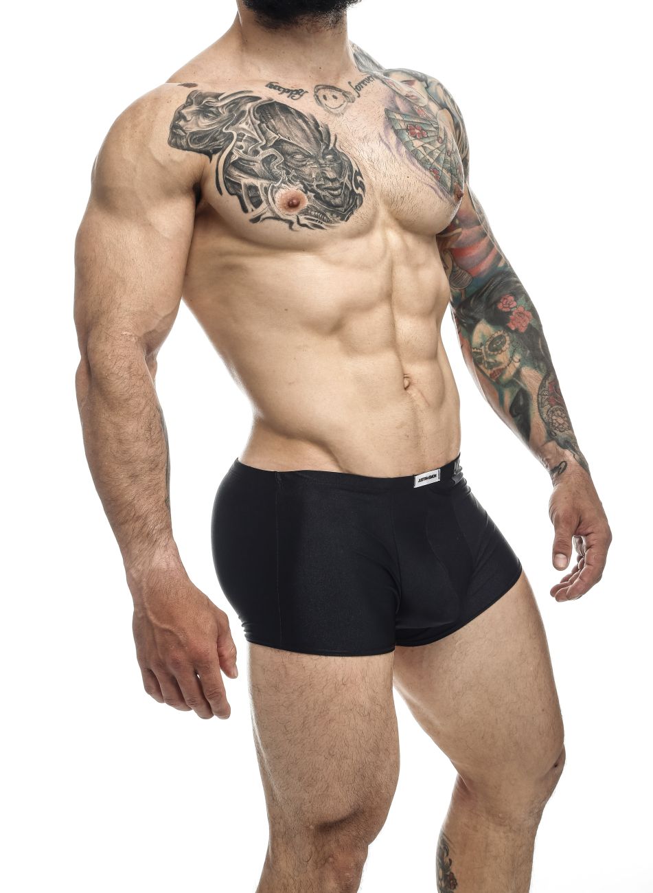 JUSTIN+SIMON Men's Underwear XSJ08 Classic Trunks Color Black