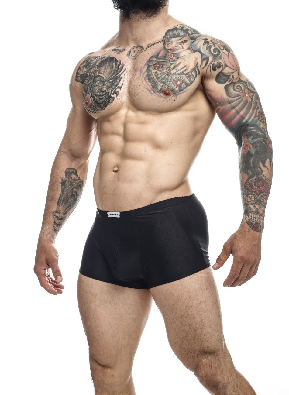 JUSTIN+SIMON Men's Underwear XSJ08 Classic Trunks Color Black