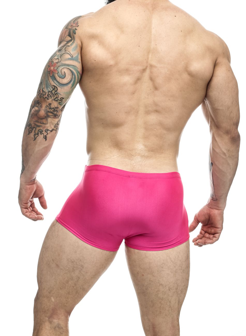 JUSTIN+SIMON Men's Underwear XSJ08 Classic Trunks Color Hot Pink