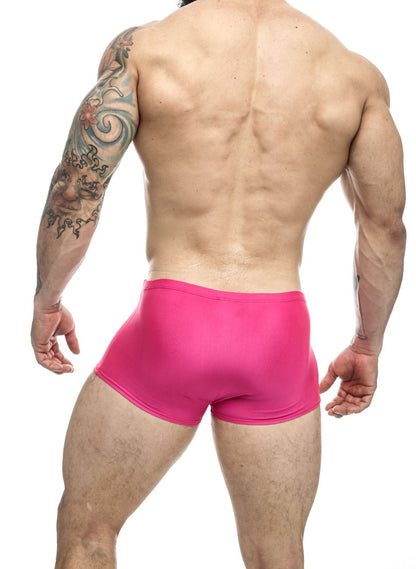 JUSTIN+SIMON Men's Underwear XSJ08 Classic Trunks Color Hot Pink