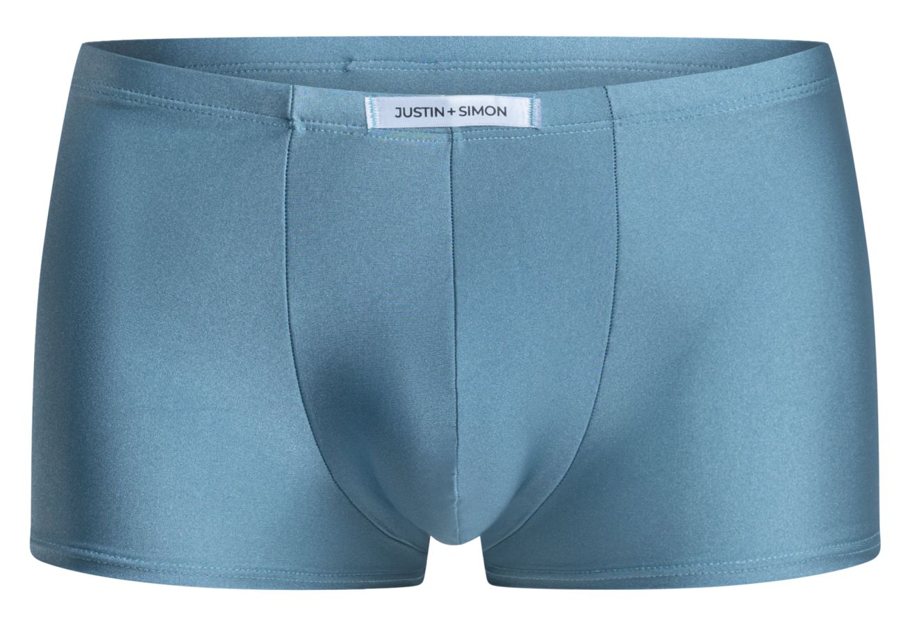 JUSTIN+SIMON Men's Underwear XSJ08 Classic Boxer Color Metal Green