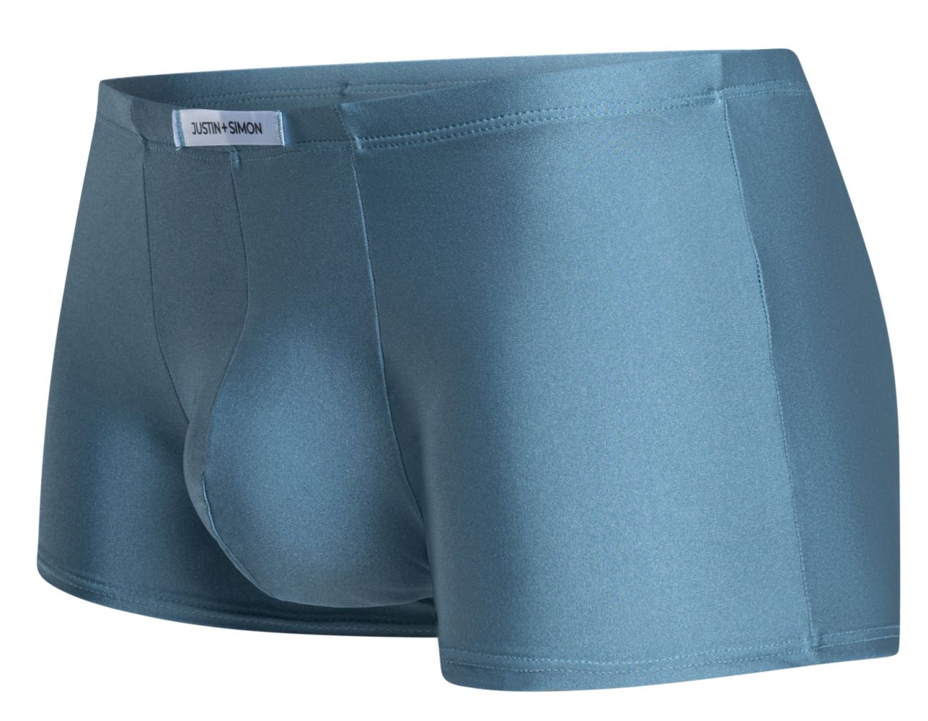 JUSTIN+SIMON Men's Underwear XSJ08 Classic Boxer Color Metal Green